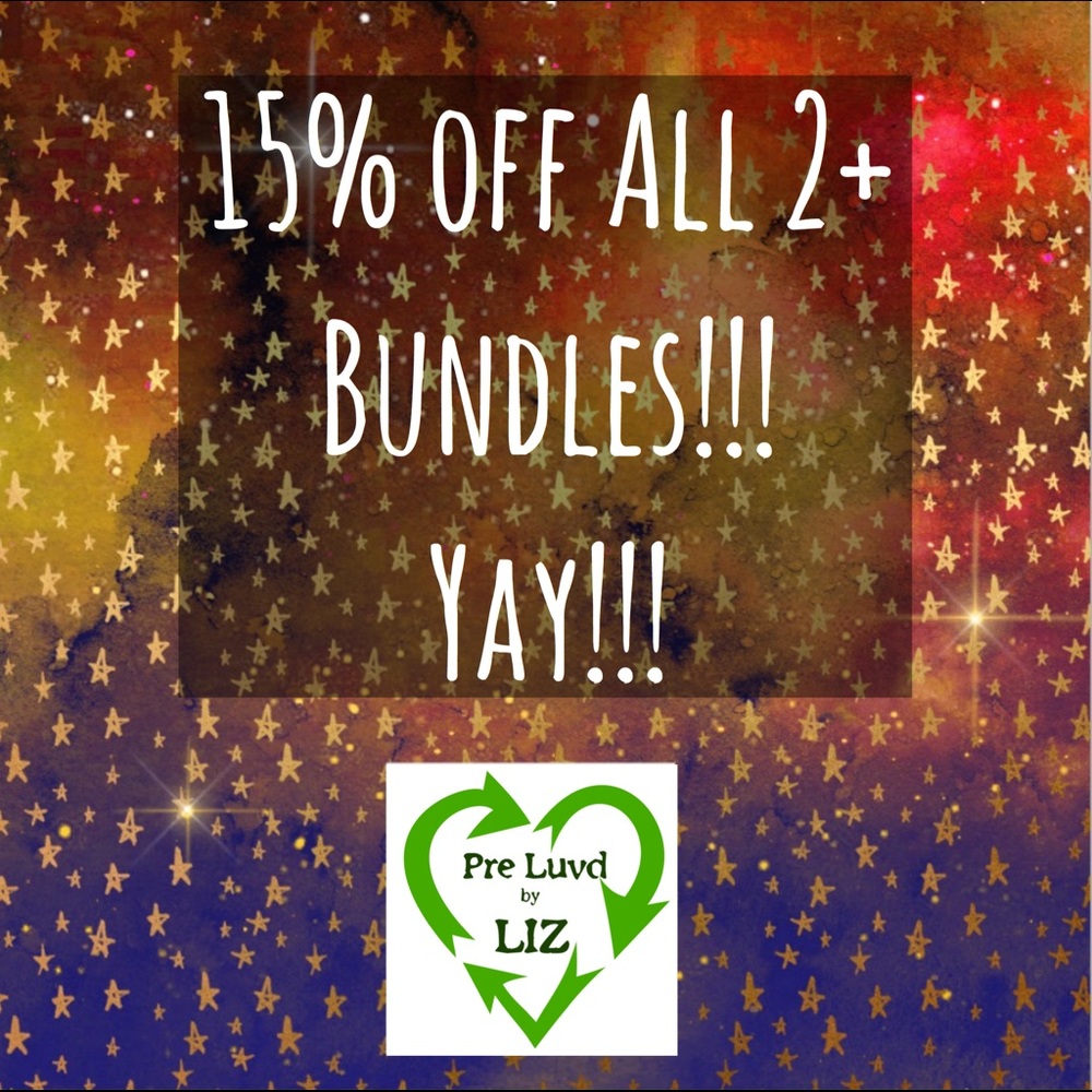 💜15% OFF all 2+ Bundles!!!❤️